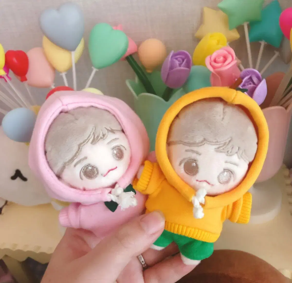 10cm 인형옷 후드